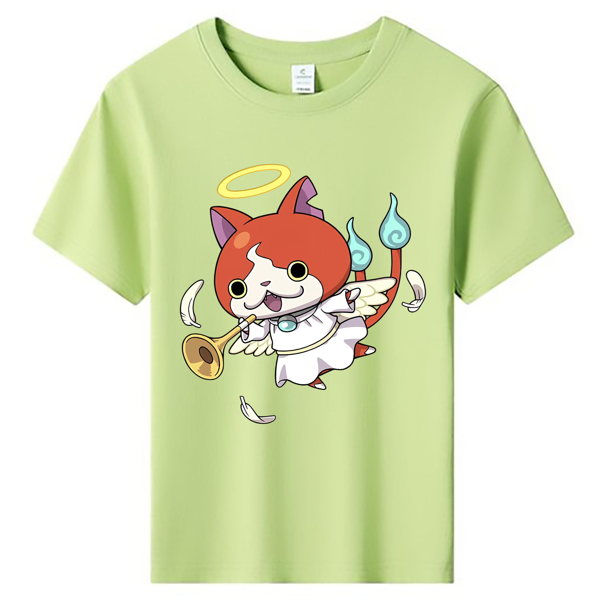 （画像用） 妖怪ウォッチ Yo-kai Watch 綿100％キッズTシャツ（フロントプリント）